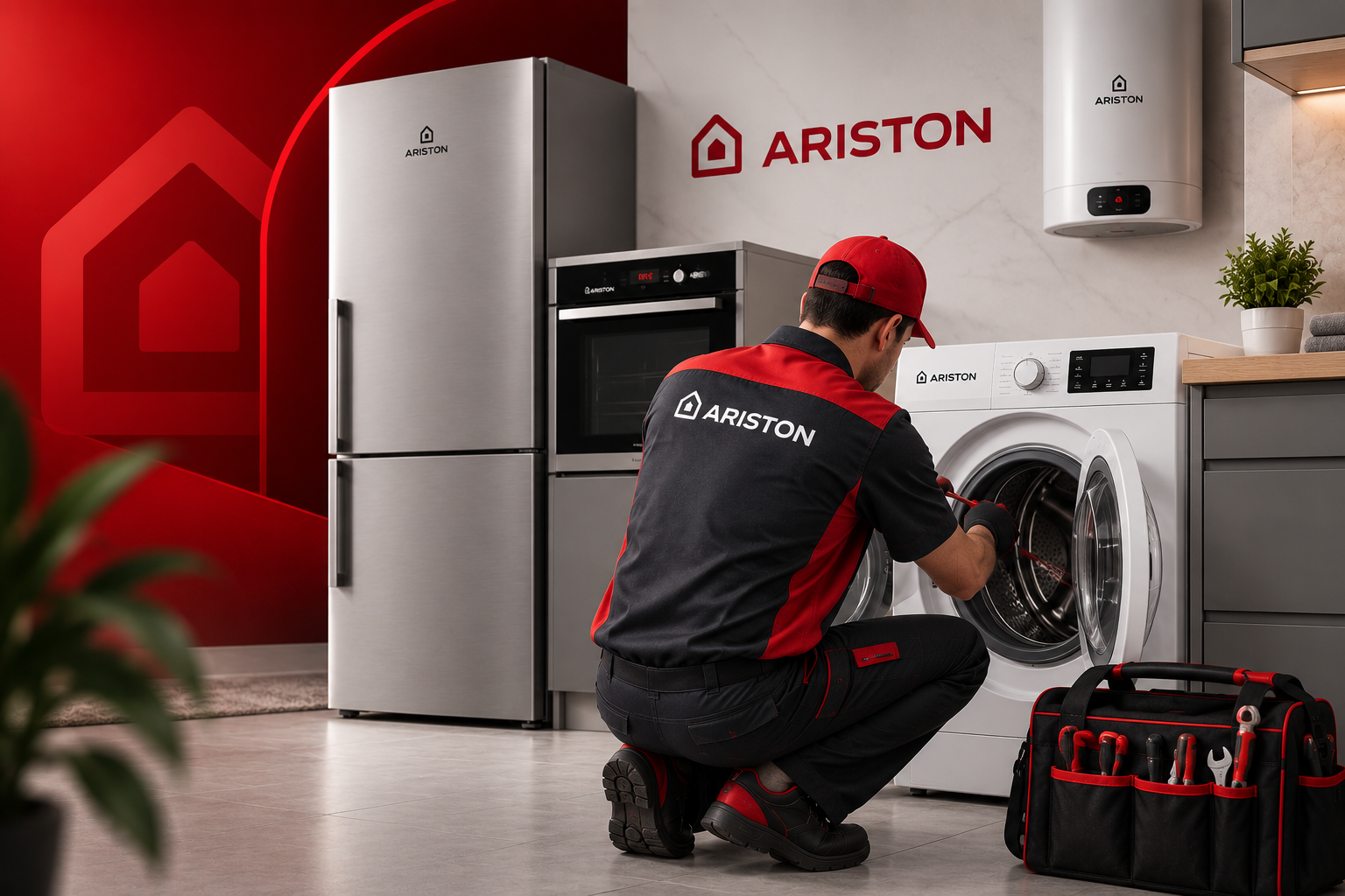 صيانة اريستون بالمنزل وفحص أعطال أجهزة Ariston